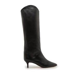 NEW Schutz Black Leather Abbey Boot